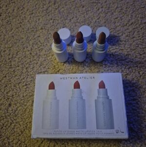 Westman Atelier Lip Suede Matte Lipstick Trio